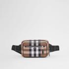 Burberry Burberry Check Cotton Canvas And Leather Bum Bag