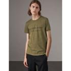 Burberry Burberry Devor Cotton Jersey T-shirt, Size: Xxl, Green