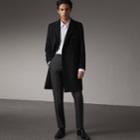 Burberry Burberry Double-breasted Wool Cashmere Tailored Coat, Size: 52, Black