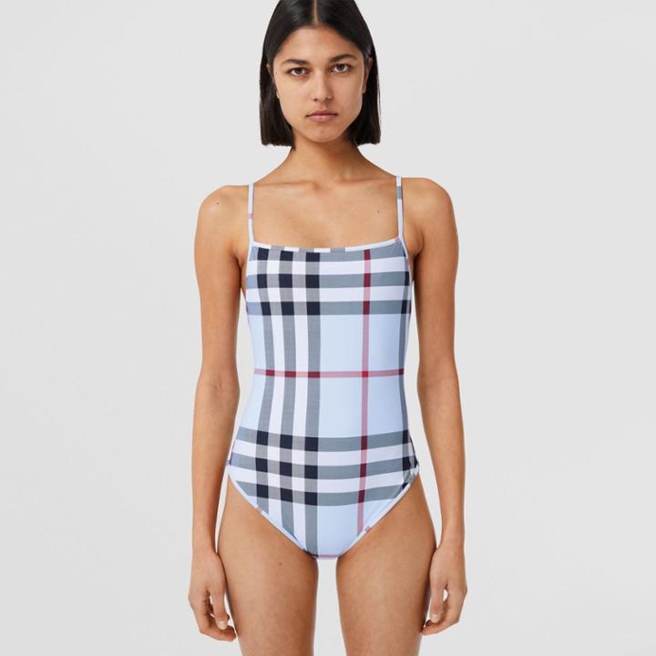 Burberry Burberry Check Stretch Nylon Swimsuit