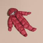 Burberry Burberry Down-filled Puffer Suit, Size: 12m, Pink