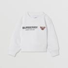 Burberry Burberry Childrens Thomas Bear Motif Cotton Sweatshirt, Size: 12m