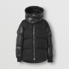 Burberry Burberry Contrast Panel Cotton Gabardine Puffer Jacket