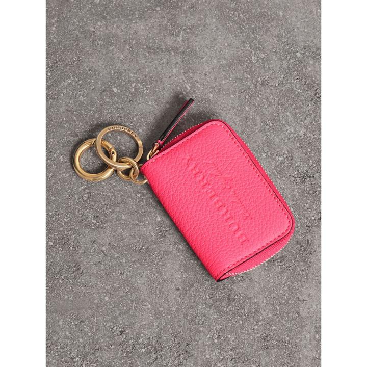 Burberry Burberry Embossed Leather Notebook Charm