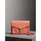 Burberry Burberry Small Leather Crossbody Bag, Red