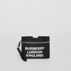Burberry Burberry Logo Print Nylon Armband Pouch, Black