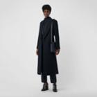 Burberry Burberry Cashmere Tailored Coat, Size: 00, Navy