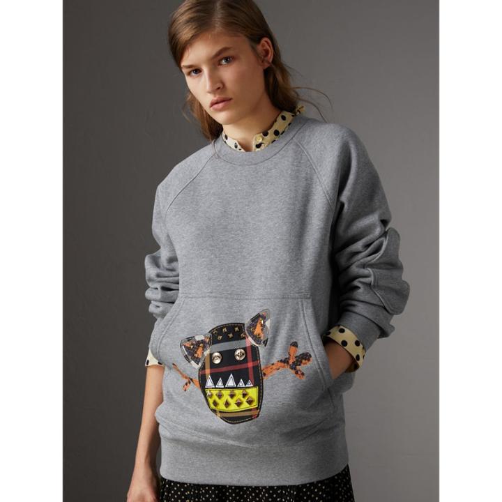 Burberry Burberry Creature Motif Jersey Sweatshirt