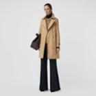 Burberry Burberry The Mid-length Kensington Heritage Trench Coat, Size: 02, Beige
