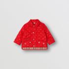 Burberry Burberry Childrens Lightweight Diamond Quilted Jacket, Size: 2y, Red