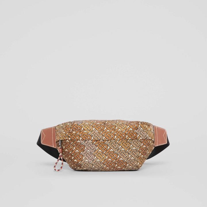 Burberry Burberry Medium Monogram Print Bum Bag, Brown