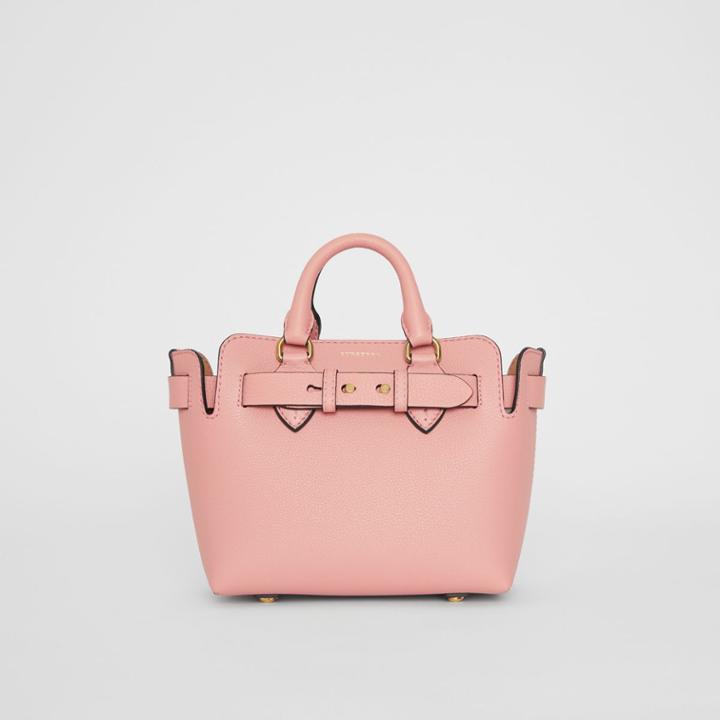 Burberry Burberry The Mini Leather Belt Bag, Purple