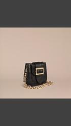Burberry The Buckle Bag -square In Alligator Limited Edition