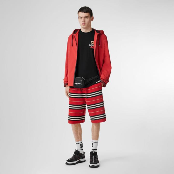 Burberry Burberry Monogram Motif Cotton T-shirt, Size: L, Black