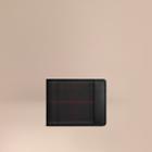 Burberry Burberry Horseferry Check Wallet, Black
