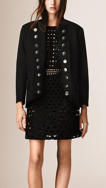 Burberry Prorsum Regimental Cashmere Jacket