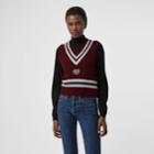 Burberry Burberry Embroidered Crest Wool Cashmere Tank Top