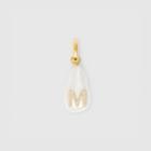 Burberry Burberry 'm' Crystal And Resin Pearl Letter Charm - Online Exclusive