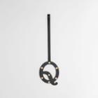 Burberry Burberry 'q' Studded Leather Alphabet Charm, Yellow
