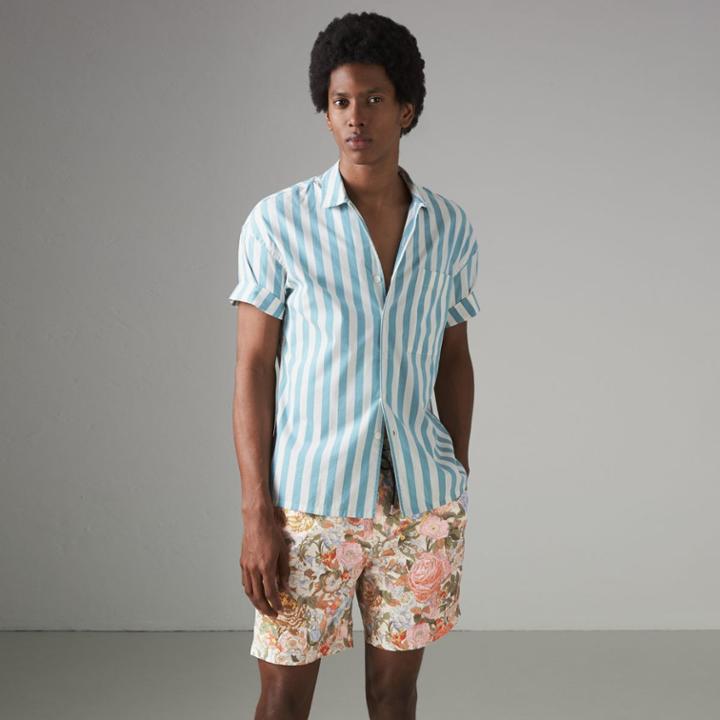 Burberry Burberry Drawcord Swim Shorts, Orange