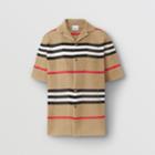 Burberry Burberry Icon Stripe Pointelle Knit Shirt