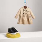 Burberry Burberry Stretch Cotton Trench Dress, Size: 6m, Yellow