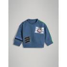 Burberry Burberry Sticker Print Cotton Sweatshirt, Size: 2y