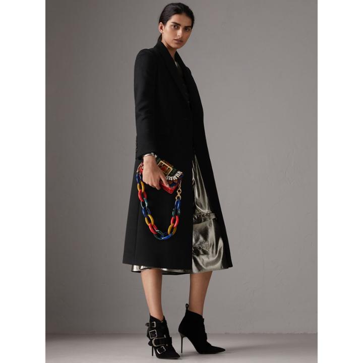 Burberry Burberry Wool Cashmere Tailored Coat, Size: 04