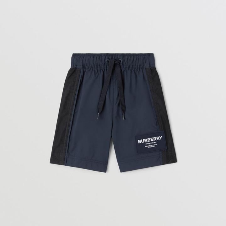Burberry Burberry Childrens Horseferry Motif Nylon Swim Shorts, Size: 2y