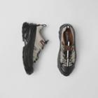 Burberry Burberry Cotton Canvas And Nylon Arthur Sneakers, Size: 43, Black/white