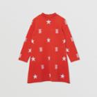 Burberry Burberry Childrens Star And Monogram Motif Wool Blend Dress, Size: 10y