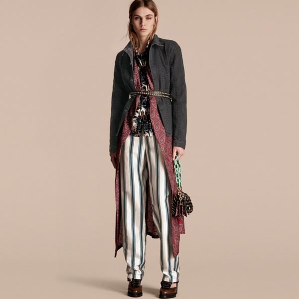 Burberry Seam Detail Japanese Denim Jacket