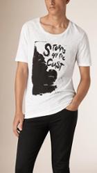 Burberry Storms Off The Coast Graphic Cotton T-shirt