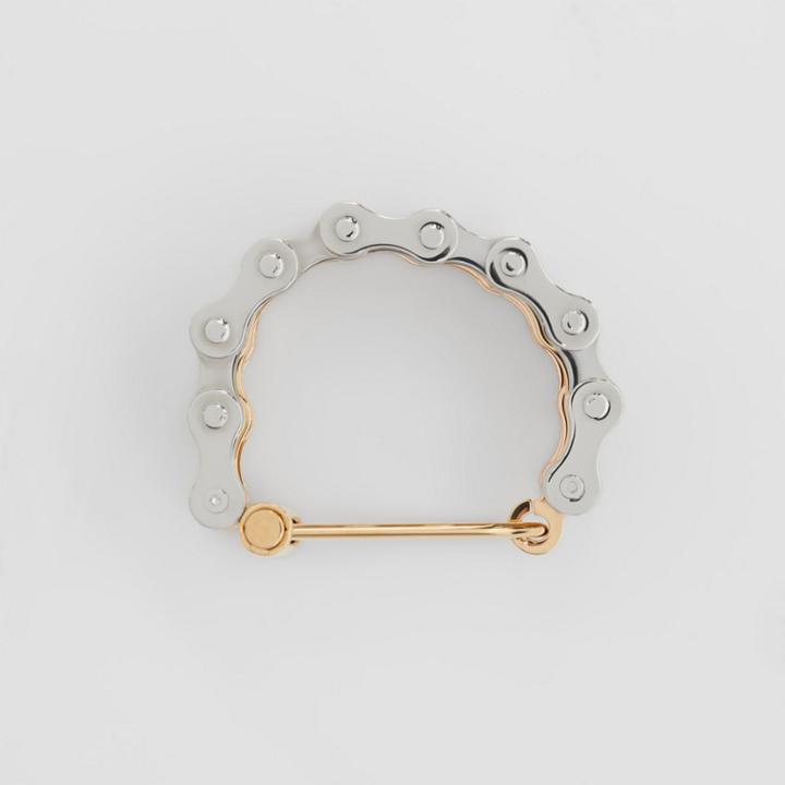 Burberry Burberry Bicycle Chain Gold And Rose Gold-plated Bracelet, Size: M, Yellow