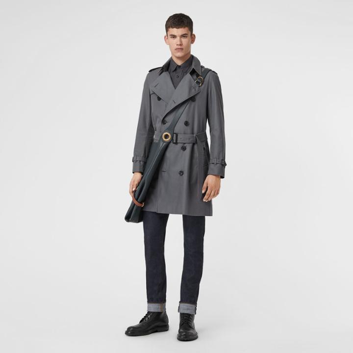 Burberry Burberry The Chelsea Heritage Trench Coat, Size: 36, Grey