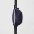 Burberry Burberry Medium Embossed Crest Leather Bum Bag, Blue