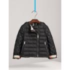 Burberry Burberry Showerproof Down-filled Jacket, Size: 14y, Black