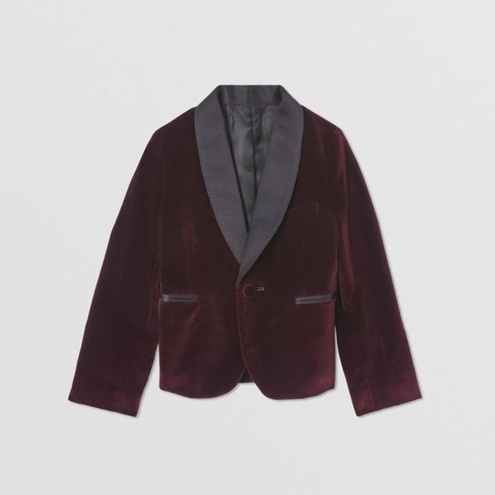 Burberry Burberry Childrens Velvet And Satin Blazer, Size: 10y