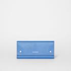 Burberry Burberry Leather Continental Wallet, Blue