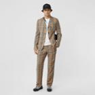 Burberry Burberry Slim Fit Vintage Check Wool Mohair Tailored Jacket, Size: 38r, Beige
