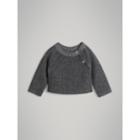 Burberry Burberry Rib Knit Merino Wool Sweater, Size: 2y