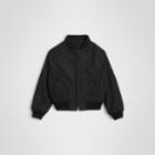 Burberry Burberry Childrens Logo Print Shape-memory Taffeta Bomber Jacket, Size: 3y, Grey