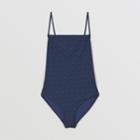 Burberry Burberry Monogram Print Swimsuit, Size: Xxs