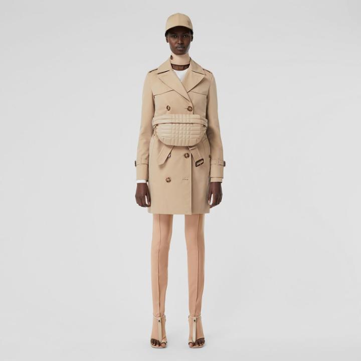 Burberry Burberry The Short Islington Trench Coat, Size: 02, Beige