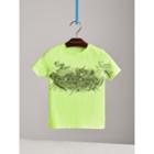 Burberry Burberry Doodle Print Cotton T-shirt, Size: 4y, Yellow