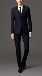 Burberry Slim Fit Wool Mohair Three-piece Suit