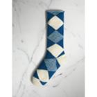 Burberry Burberry Argyle Knitted Wool Socks, Size: S-m, Blue