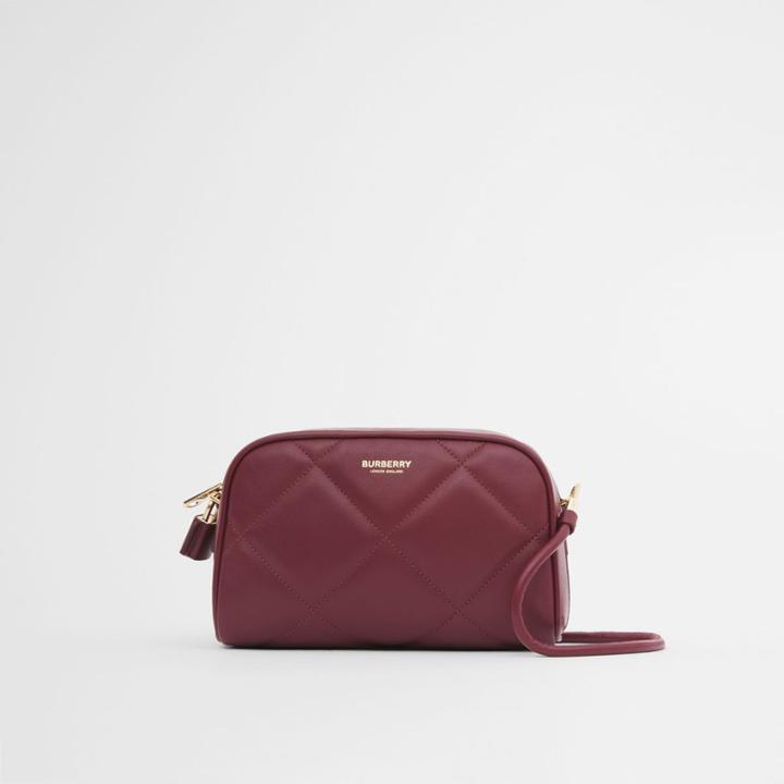 Burberry Burberry Two-tone Lambskin Half Cube Crossbody Bag