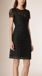 Burberry Prorsum Hand-woven Taped Shift Dress