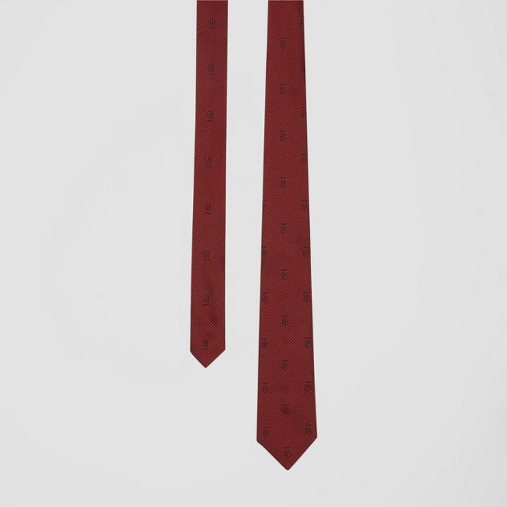 Burberry Burberry Classic Cut Puppytooth Check Silk Tie, Red